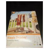 Simple Trending Standard Rod Clothing Garment Rack, Rolling Clothes Organizer on Wheels for Hanging Clothes, Chrome - Retail: $40