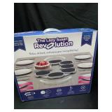 Lazy Susan Turntable for Rectangular Long & Oblong Tables Dining - Full Set - Retail: $130