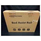Bed Rails for Elderly Adults Safety - ASTM-Compliant, Adjustable Bed Cane with Non-Slip Ergonomic Handle & Storage Pocket, Upgrade Bed Railings for Seniors Support 400 LBS, Tool-Free Assembly - Retail