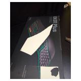 ProtoArc Backlit Bluetooth Ergonomic Keyboard, EK01 Plus Full Size Wireless Split Keyboard with Dual Bluetooth and USB, Cushioned Wrist Rest, Rechargeable, Compatible with Windows/Mac/Android, Green -