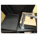 LORYERGO TV Tray - TV Table, Folding Table Trays, w/6 Height & 3 Tilt Angle, TV Tray Table w/Cup Holder, Dinner Tray for Eating on Couch, Laptop, Bed & Couch - Retail: $46