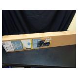 Lotus & Windoware Cordless 2  Faux Wood Room Darkening Horizontal Blind  35  W x 60  L  Bright White  Smooth - Retail: $98