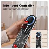 LEERCON Massage Chair Full Body, L-Track 4D Zero Gravity Shiatsu Heating Massage Recliner Chair,PU Leather,Adjustable Footrest for Study, Office, Living Room, Assembly Required - Retail: $699