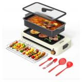 Multi-Function Electric Cooking Pot DKS-405 TESTED - Retail: $45