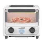 Brentwood 183-Cu. In. (3-L) 500-Watt Stainless Steel Mini Toaster Oven (White)  TS-3430W