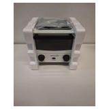 Brentwood 183-Cu. In. (3-L) 500-Watt Stainless Steel Mini Toaster Oven (White)  TS-3430W