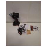 Hyper Tough 20V Max Compact Brushless 1/2-inch Impact Wrench with 2.0Ah Lithium-Ion Battery and Charger  350 ft-lbs Torque  New