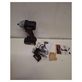 Hyper Tough 20V Max Compact Brushless 1/2-inch Impact Wrench with 2.0Ah Lithium-Ion Battery and Charger  350 ft-lbs Torque  New