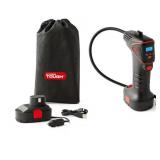 Hyper Tough DC 12V Cordless Portable Pistol Tire Inflator with Pre-set Digital Gauge-100psi