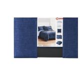 Mainstays 10 Piece Navy Bed in a Bag Comforter Set with Sheets, full size