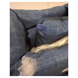 Mainstays 10 Piece Navy Bed in a Bag Comforter Set with Sheets, full size