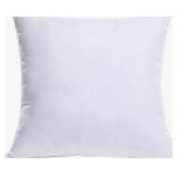 18x18 White Throw Pillow Inserts 3 pack with lime green pillow cases