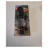 Ozark Trail 1500 Lumen Focusing Flashlight with Bonus Penlight  Waterproof  Black