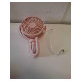 Mainstays 4\" New 3-speed Portable Rechargeable Fan with Flexible Tripod and Digital Display