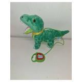 Kid Connection Electronic Walking Pet, 9\" Tall Dinosaur, Green, Toddler Toys