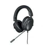 onn. Over-Ear Gaming Headset  Built-in Mic for PC  6 ft Cable  Black