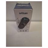 Ortizan Wireless Portable Speaker,IPX7 Waterproof Bluetooth Speaker, 24W Loud Stereo Sound, Bassboom Technology, TWS Pairing, Built-in Mic, 30H Playtime with Lights for Home Outdoor - Black