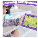 Contixo 7" Kids Tablet Bundle, 50 FREE Disney eBooks, Kids Ages 3-7, Tablet & Headphones, Android Tablet, Parental Controls, WiFi Purple