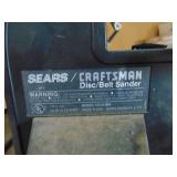 Craftsman Belt and Disc Sander - 4" disc