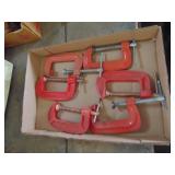 Selection of 3" C-Clamps