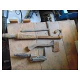 Nail Puller Hatchet and Welding Hammer