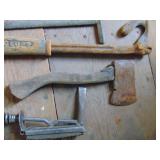 Nail Puller Hatchet and Welding Hammer