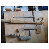 Nail Puller Hatchet and Welding Hammer