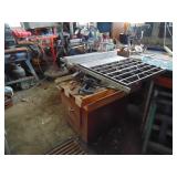 Craftsman Table Saw on Base - Large Cast Table - you get all the tools on base as well