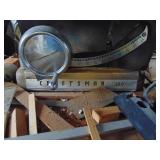 Craftsman Table Saw on Base - Large Cast Table - you get all the tools on base as well