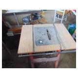 Collapsible "SAW TABLE" with Saw