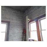 8 Foot Long Pine Bench - Standing On end