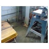 8 Foot Long Pine Bench - Standing On end