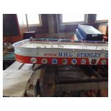 Vintage Metal Tabletop Hockey Game - instructions extra men and More