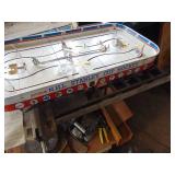 Vintage Metal Tabletop Hockey Game - instructions extra men and More