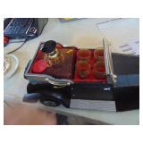 Vintage Car W/ Flask and shot glasses - NIB