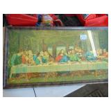 The Last Supper - Appears to be oil on Canvas -