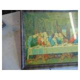 The Last Supper - Appears to be oil on Canvas -