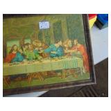 The Last Supper - Appears to be oil on Canvas -