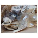 2 Boxes of Clear Etched Glass Stemware