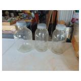 2 Atlas Strong Shoulder Jars and More - Zinc Lids 1/2 Gallons