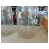 2 Atlas Strong Shoulder Jars and More - Zinc Lids 1/2 Gallons