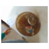 Clown Face Light Fixture W/Nose - Fixture and Globe