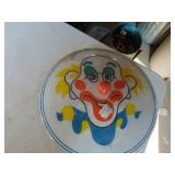 Clown Face Light Fixture W/Nose - Fixture and Globe