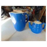 2 Pieces Oxford Blue Stoneware