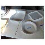 Corning ware Pie Plate and Bakin Dishes