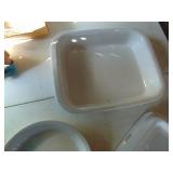 Corning ware Pie Plate and Bakin Dishes