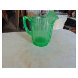 Pitcher - Believed to be Uranium Glass - not tested