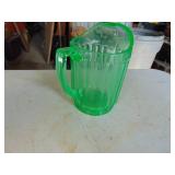 Pitcher - Believed to be Uranium Glass - not tested