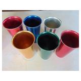 Aluminum Pitcher and Tumblers