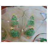 Selection of Xmas Themed Glasses